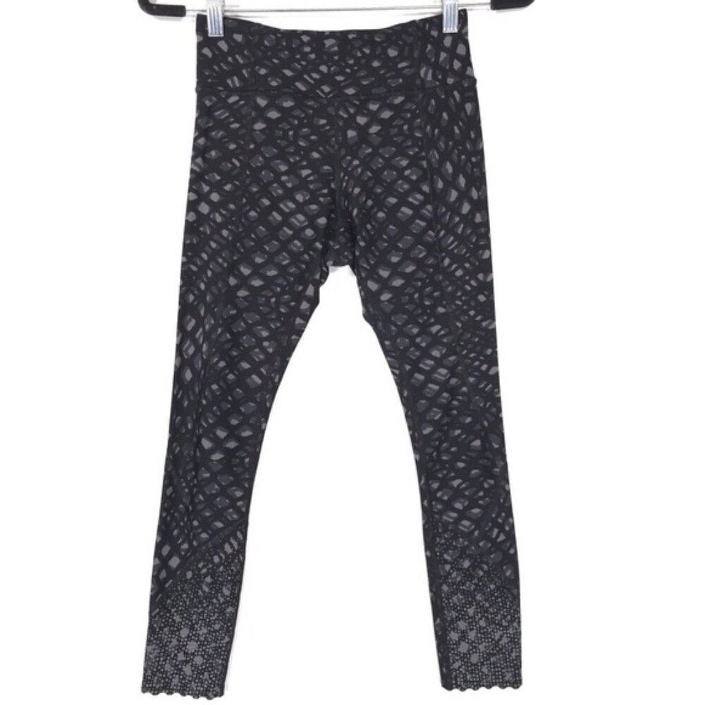 Lululemon‎ Women's Leggings Reflective Patterned Black Size 4